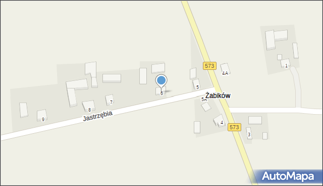 Jastrzębia, Jastrzębia, 6, mapa Jastrzębia