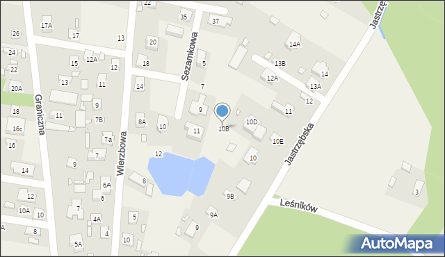 Jastrzębie, Jastrzębska, 10B, mapa Jastrzębie