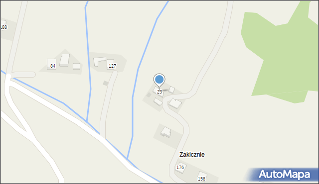 Jastrzębie, Jastrzębie, 23, mapa Jastrzębie