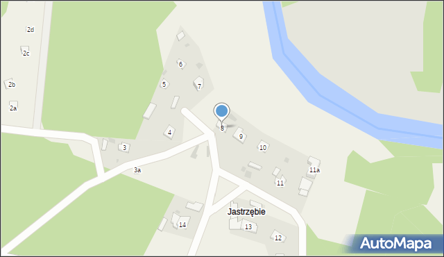 Jastrzębie, Jastrzębie, 8, mapa Jastrzębie