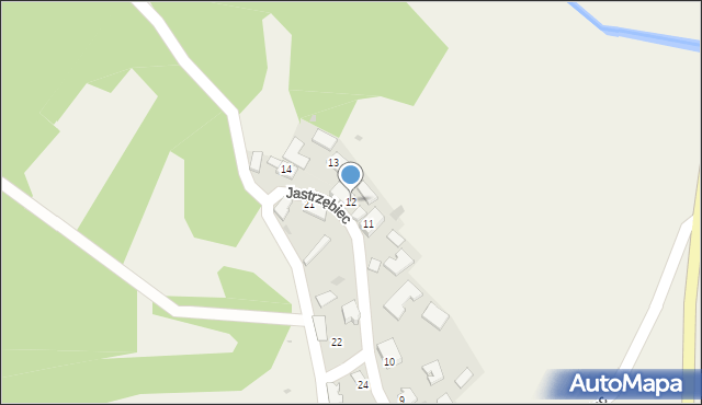 Jastrzębiec, Jastrzębiec, 12, mapa Jastrzębiec