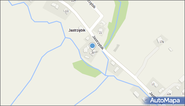 Jastrzębik, Jastrzębik, 20, mapa Jastrzębik