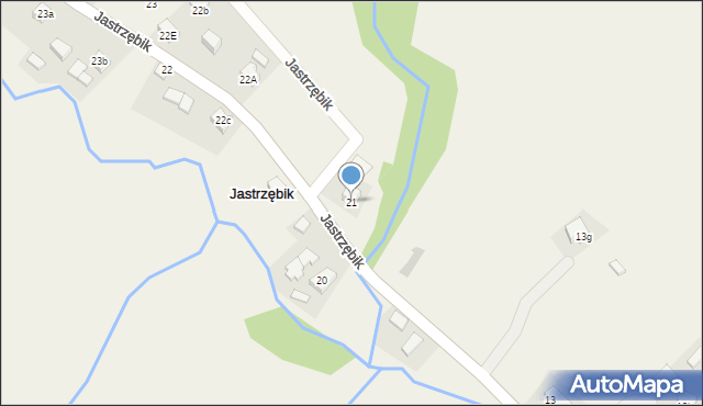 Jastrzębik, Jastrzębik, 21, mapa Jastrzębik