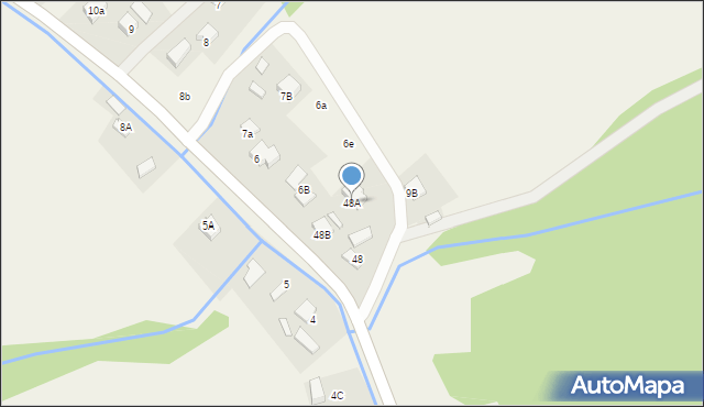 Jastrzębik, Jastrzębik, 48A, mapa Jastrzębik