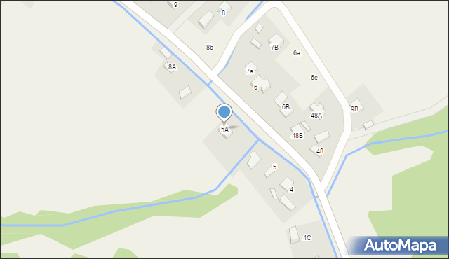 Jastrzębik, Jastrzębik, 5A, mapa Jastrzębik