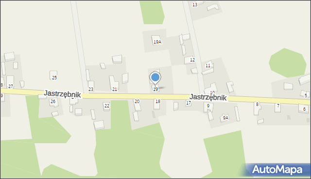 Jastrzębnik, Jastrzębnik, 19, mapa Jastrzębnik