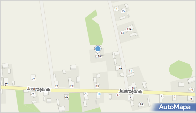 Jastrzębnik, Jastrzębnik, 19A, mapa Jastrzębnik