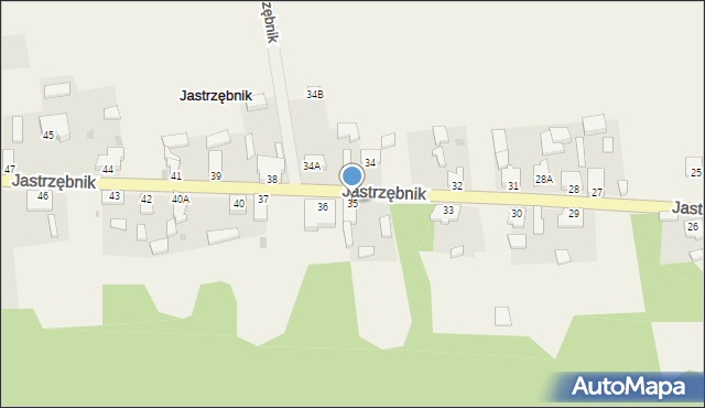 Jastrzębnik, Jastrzębnik, 35, mapa Jastrzębnik