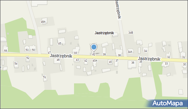 Jastrzębnik, Jastrzębnik, 41, mapa Jastrzębnik