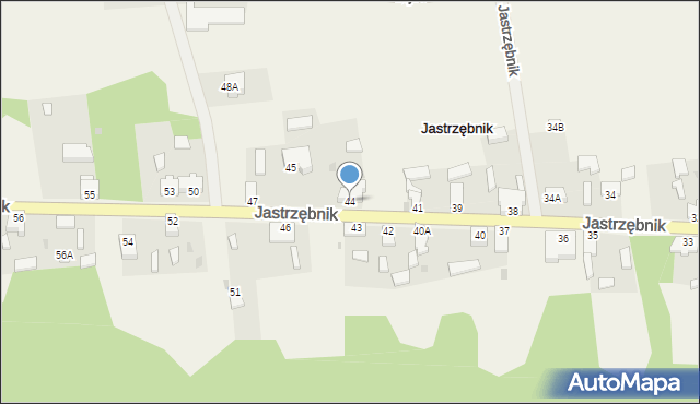 Jastrzębnik, Jastrzębnik, 44, mapa Jastrzębnik