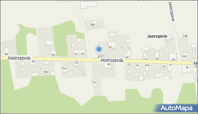 Jastrzębnik, Jastrzębnik, 47, mapa Jastrzębnik