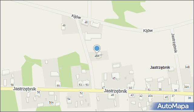 Jastrzębnik, Jastrzębnik, 48A, mapa Jastrzębnik