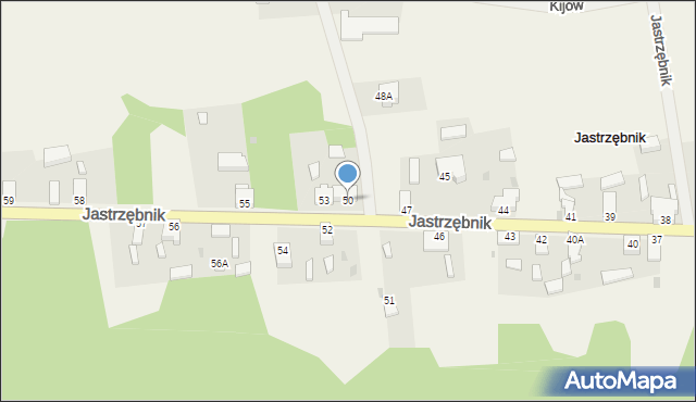 Jastrzębnik, Jastrzębnik, 50, mapa Jastrzębnik