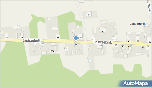 Jastrzębnik, Jastrzębnik, 52, mapa Jastrzębnik