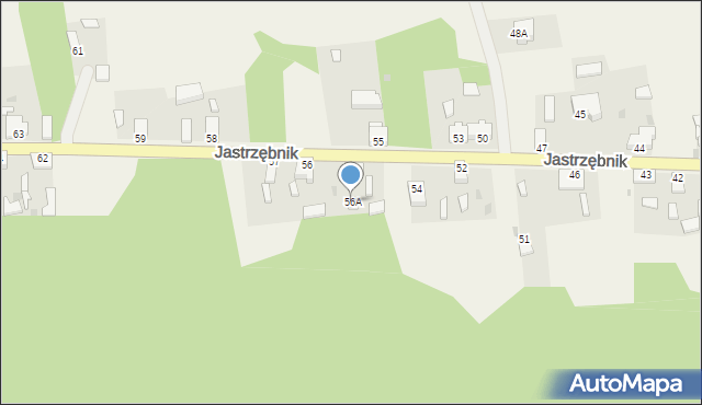 Jastrzębnik, Jastrzębnik, 56A, mapa Jastrzębnik