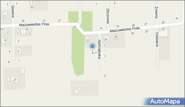 Jastrzębnik, Jastrzębska, 4, mapa Jastrzębnik