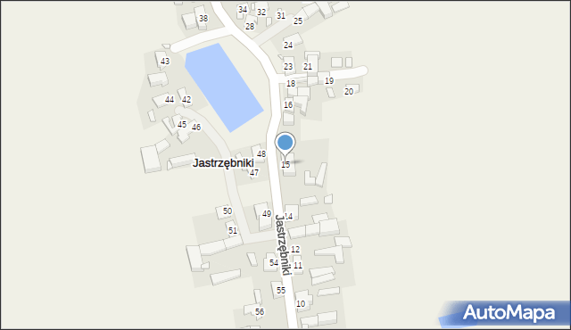 Jastrzębniki, Jastrzębniki, 15, mapa Jastrzębniki