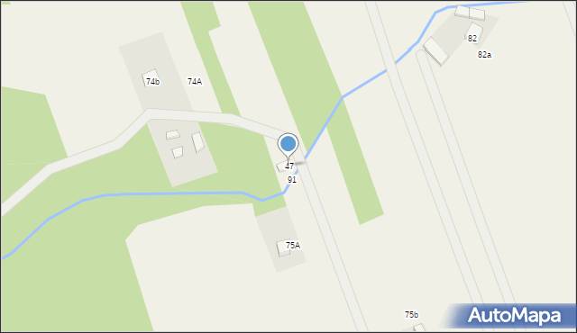 Jastrzębska Wola, Jastrzębska Wola, 47, mapa Jastrzębska Wola