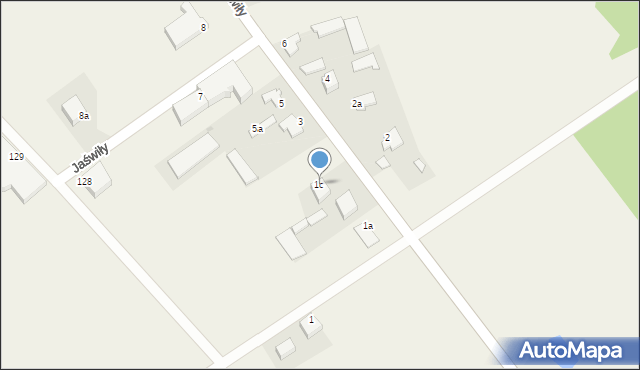 Jaświły, Jaświły, 1c, mapa Jaświły