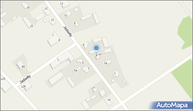 Jaświły, Jaświły, 4, mapa Jaświły