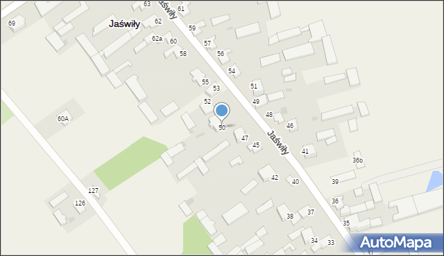 Jaświły, Jaświły, 50, mapa Jaświły