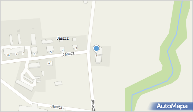 Jaszcz, Jaszcz, 2, mapa Jaszcz