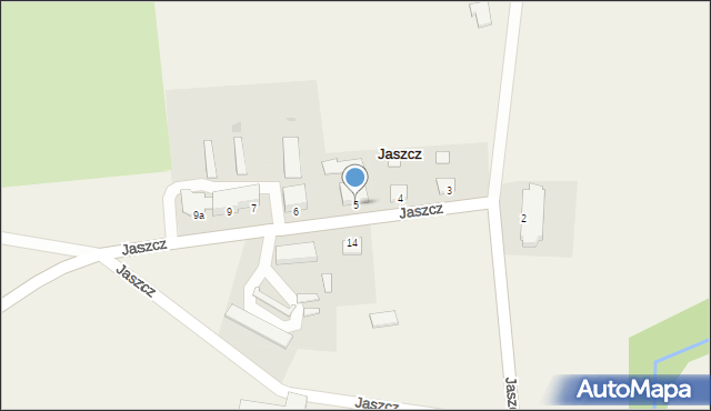 Jaszcz, Jaszcz, 5, mapa Jaszcz