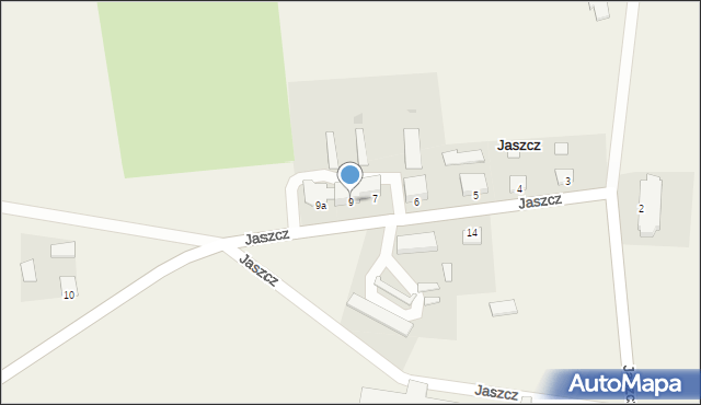 Jaszcz, Jaszcz, 9, mapa Jaszcz