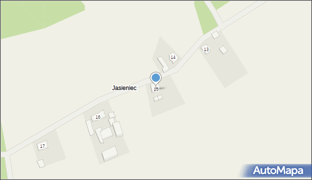 Jaszczerek, Jaszczerek, 15, mapa Jaszczerek