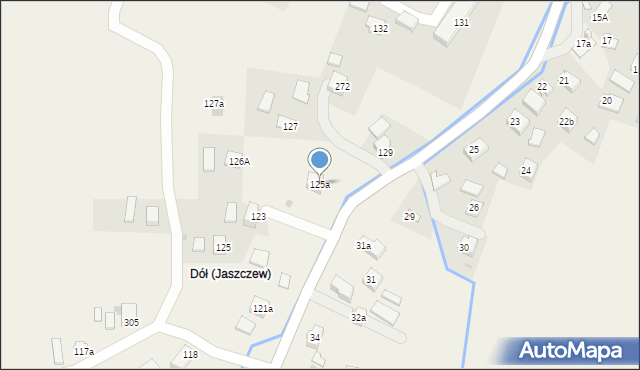Jaszczew, Jaszczew, 125a, mapa Jaszczew