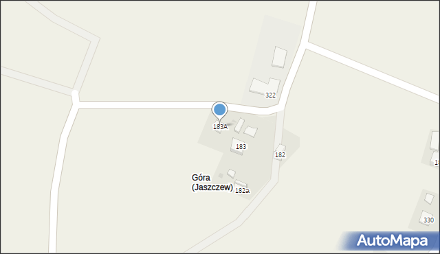 Jaszczew, Jaszczew, 183A, mapa Jaszczew