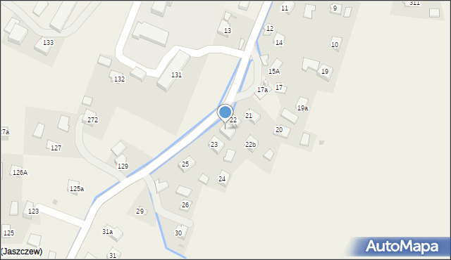 Jaszczew, Jaszczew, 22a, mapa Jaszczew