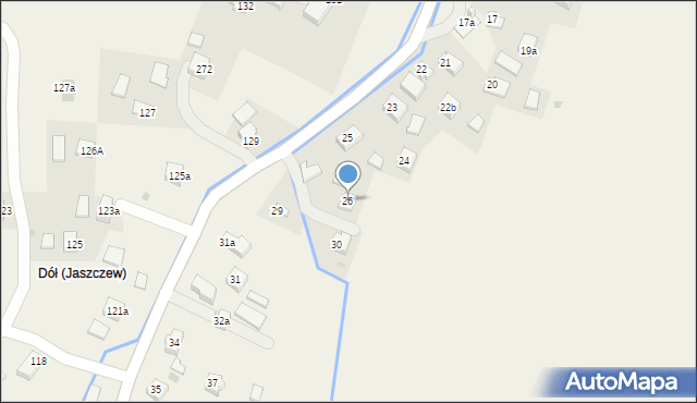 Jaszczew, Jaszczew, 26, mapa Jaszczew