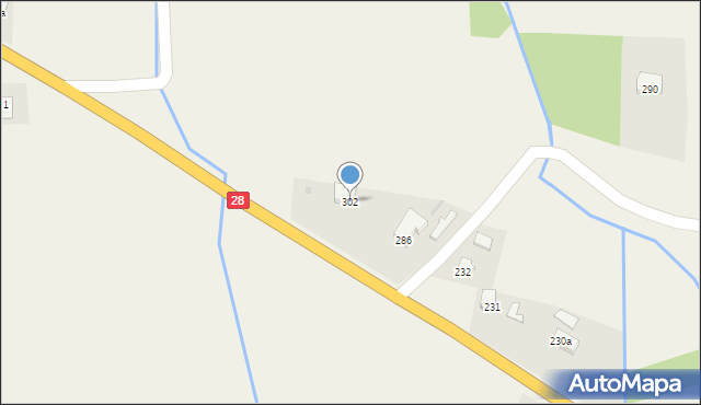 Jaszczew, Jaszczew, 302, mapa Jaszczew