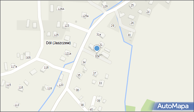 Jaszczew, Jaszczew, 32a, mapa Jaszczew