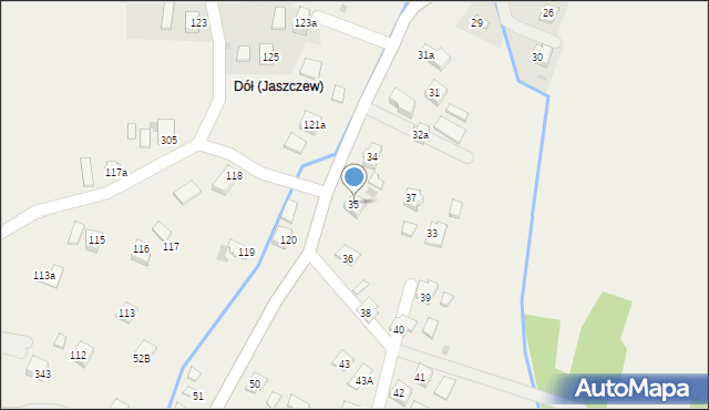 Jaszczew, Jaszczew, 35, mapa Jaszczew