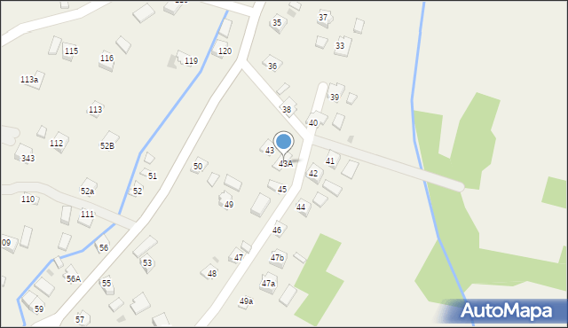 Jaszczew, Jaszczew, 43A, mapa Jaszczew