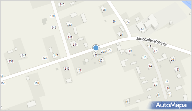 Jaszczów, Jaszczów, 23, mapa Jaszczów
