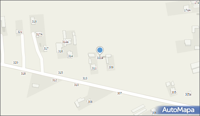 Jaszczów, Jaszczów, 311a, mapa Jaszczów