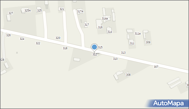 Jaszczów, Jaszczów, 312, mapa Jaszczów