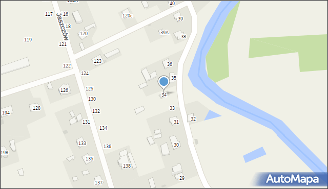 Jaszczów, Jaszczów, 34, mapa Jaszczów