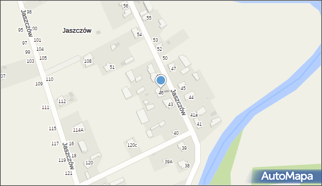 Jaszczów, Jaszczów, 46, mapa Jaszczów