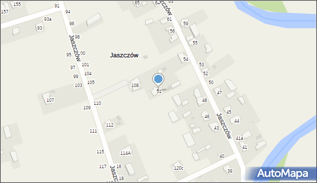 Jaszczów, Jaszczów, 51, mapa Jaszczów