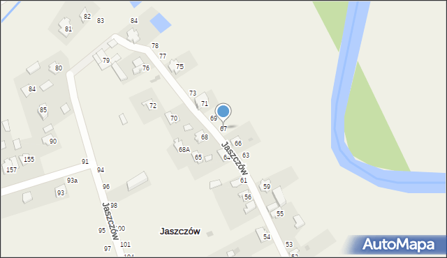 Jaszczów, Jaszczów, 67, mapa Jaszczów