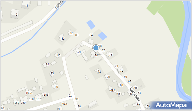 Jaszczów, Jaszczów, 76, mapa Jaszczów