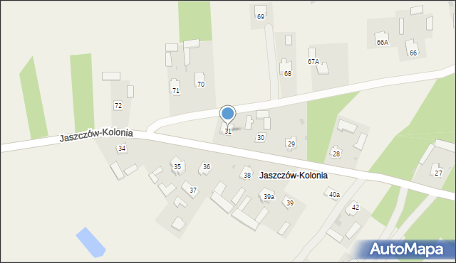 Jaszczów-Kolonia, Jaszczów-Kolonia, 31, mapa Jaszczów-Kolonia