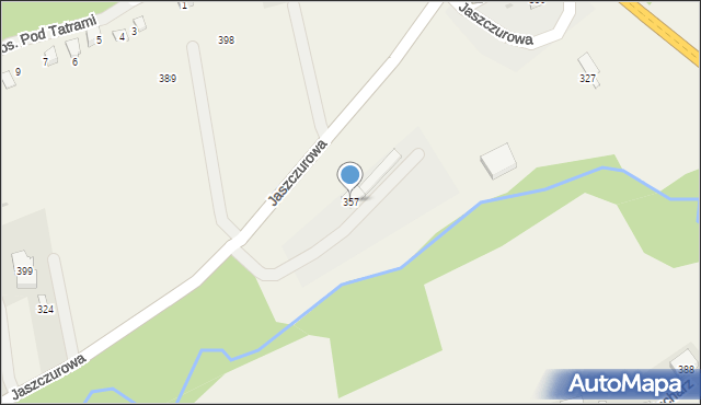 Jaszczurowa, Jaszczurowa, 357, mapa Jaszczurowa