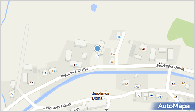 Jaszkowa Dolna, Jaszkowa Dolna, 37, mapa Jaszkowa Dolna