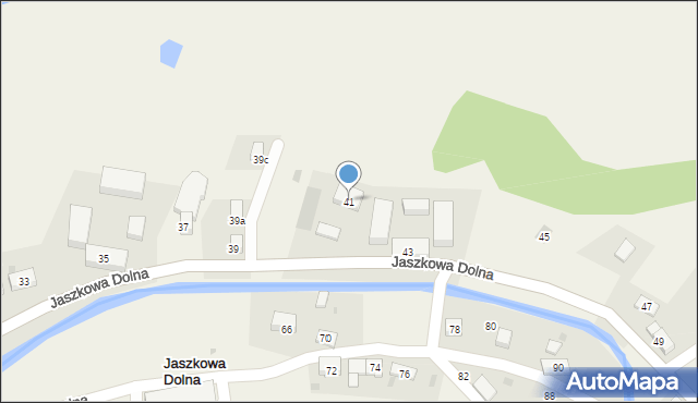 Jaszkowa Dolna, Jaszkowa Dolna, 41, mapa Jaszkowa Dolna