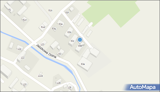 Jaszkowa Dolna, Jaszkowa Dolna, 63d, mapa Jaszkowa Dolna